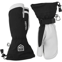 Hestra Army Leather Heli Ski 3 Finger Sr