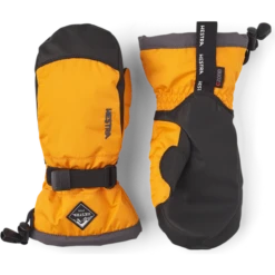 Hestra Gauntlet CZone Jr 3 Finger Gloves (Blue) Blue 4 -Hestra Hestra Gauntlet CZone Jr 3 Finger Gloves Blue Blue 4 1