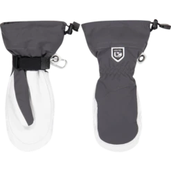Hestra Heli Ski Female Ski And Snowboard Mitt In Pale Grey White