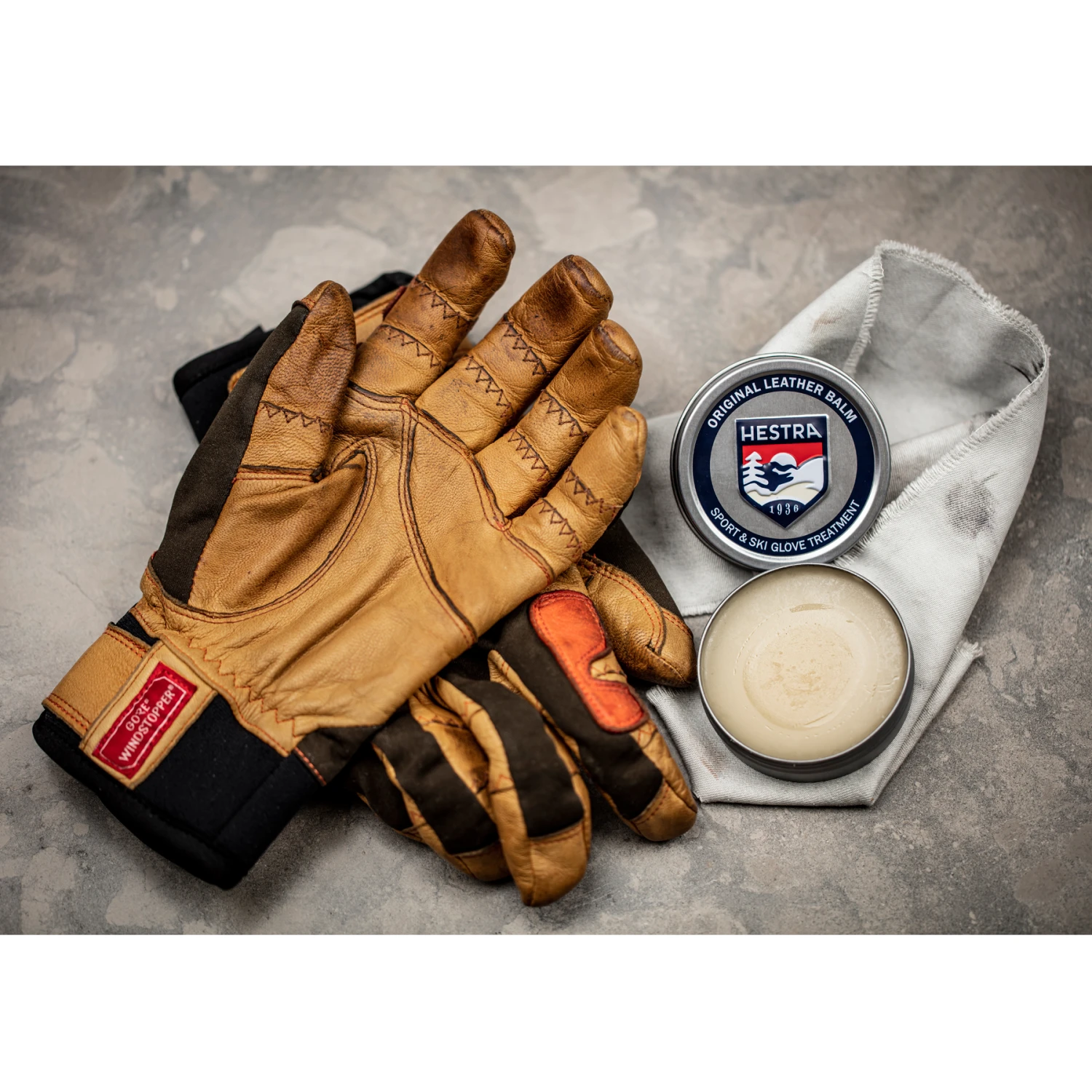 Hestra Leather Balm 60ml - white Hestra Leather Balm 60ml - White -Hestra glove care 32950 1396013