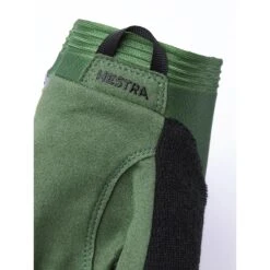 Hestra Apex Reflective Long Finger Bike Gloves - Olive -Hestra hestra apex reflective long finger gloves olive 2 984013