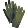 Hestra Apex Reflective Long Finger Bike Gloves - Olive