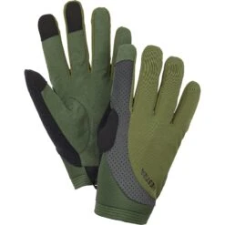 Hestra 28 Hestra Apex Reflective Long Finger Bike Gloves - Olive