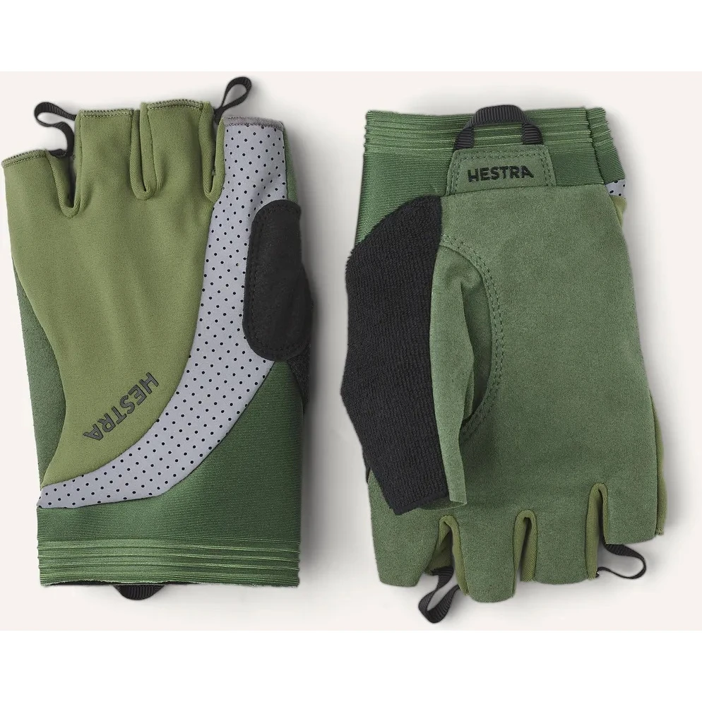 Hestra Apex Reflective Short - 5 Finger Bike Gloves - olive Hestra Apex Reflective Short - 5 Finger Bike Gloves - Olive -Hestra hestra apex reflective short 5 finger cycling gloves olive 4 1206392