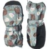 Hestra Baby Zip Long - Mittens - Sea Blue Print