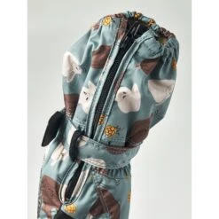 Hestra Baby Zip Long - Mittens - Sea Blue Print -Hestra hestra baby zip long mittens sea blue print 2 1552478