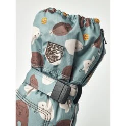 Hestra Baby Zip Long - Mittens - Sea Blue Print -Hestra hestra baby zip long mittens sea blue print 7 1552483