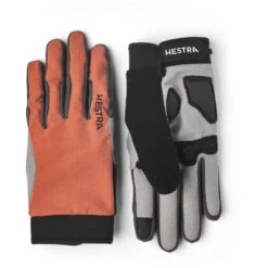 Hestra Bike Guard Long - 5 Finger Gloves - Orange -Hestra hestra bike guard long 5 finger gloves orange 2 1440304