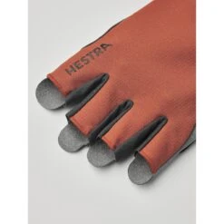 Hestra Bike Guard Short - 5 Finger Gloves - Orange -Hestra hestra bike guard short 5 finger gloves orange 1 1440600