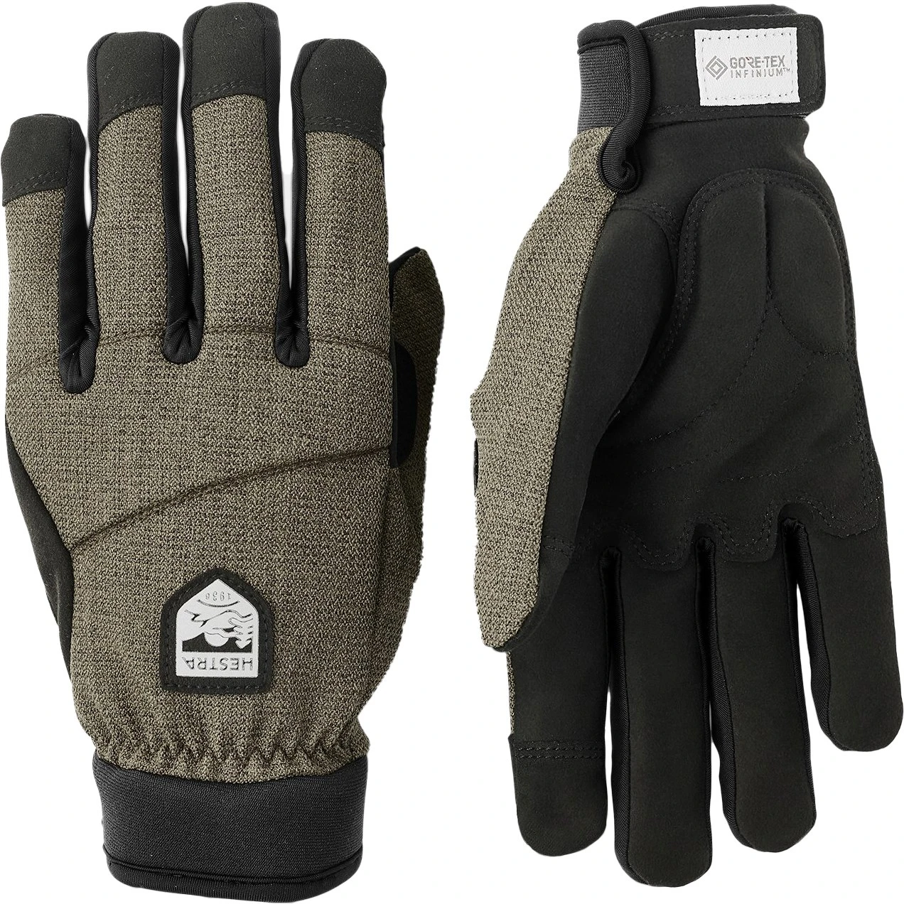 Hestra Bike Infinium BC - 5 Finger Bike Gloves - olive Hestra Bike Infinium BC - 5 Finger Bike Gloves - Olive -Hestra hestra bike infinium bc 5 finger bike gloves olive 5 1552127
