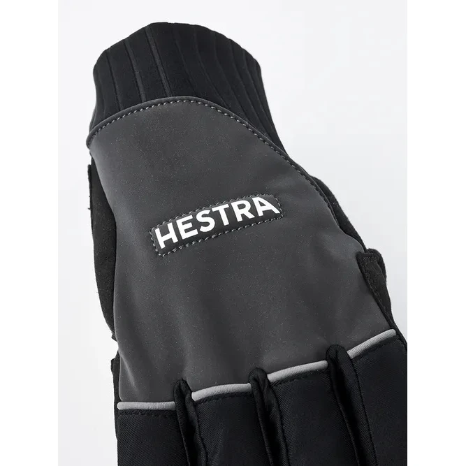 Hestra Bike Reflective Long - 5 Finger Bike Gloves - dark grey Hestra Bike Reflective Long - 5 Finger Bike Gloves - Dark Grey -Hestra hestra bike reflective long 5 finger bike gloves dark grey 3 1207223