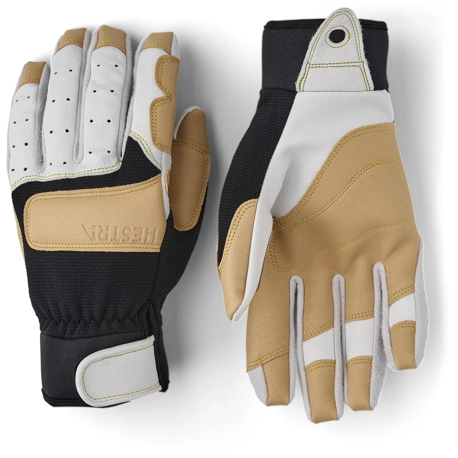 Hestra Climbers Long - 5 Finger Gloves - offwhite / black Hestra Climbers Long - 5 Finger Gloves - Offwhite / Black -Hestra hestra climbers long 5 finger gloves offwhite black 1 1441036