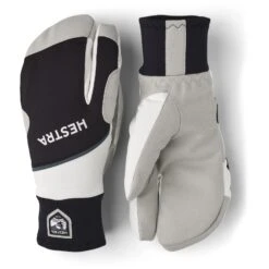Hestra Comfort Tracker - 3 Finger Ski Gloves - Black/ivory