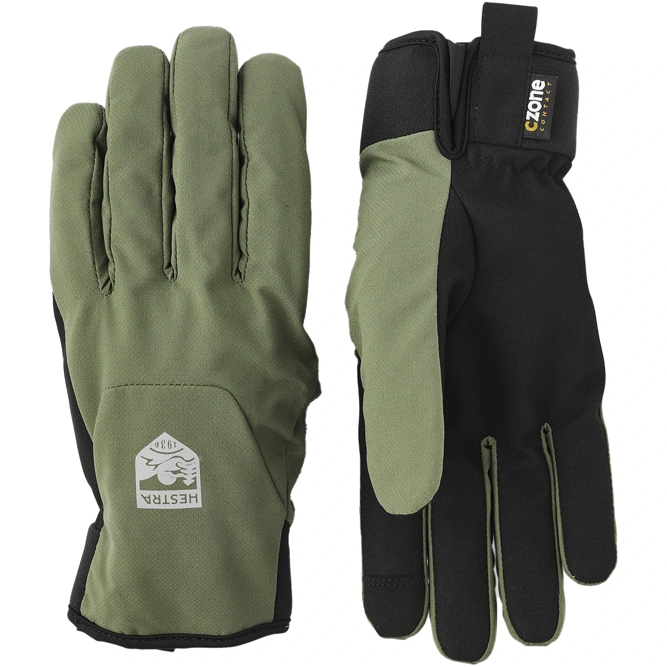 Hestra CZone Bike Mistral - 5 Finger Bike Gloves - olive Hestra CZone Bike Mistral - 5 Finger Bike Gloves - Olive -Hestra hestra czone bike mistral 5 vinger fietshandschoenen olive 1 1552328