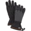 Hestra CZone Contact Gauntlet - 5 Finger Gloves - Black / Dark Grey -Hestra hestra czone contact gauntlet 5 finger gloves black dark grey 1 1207418
