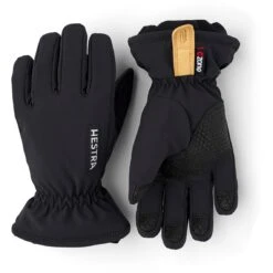 Hestra CZone Pluto Junior - 5 Finger Gloves - Black