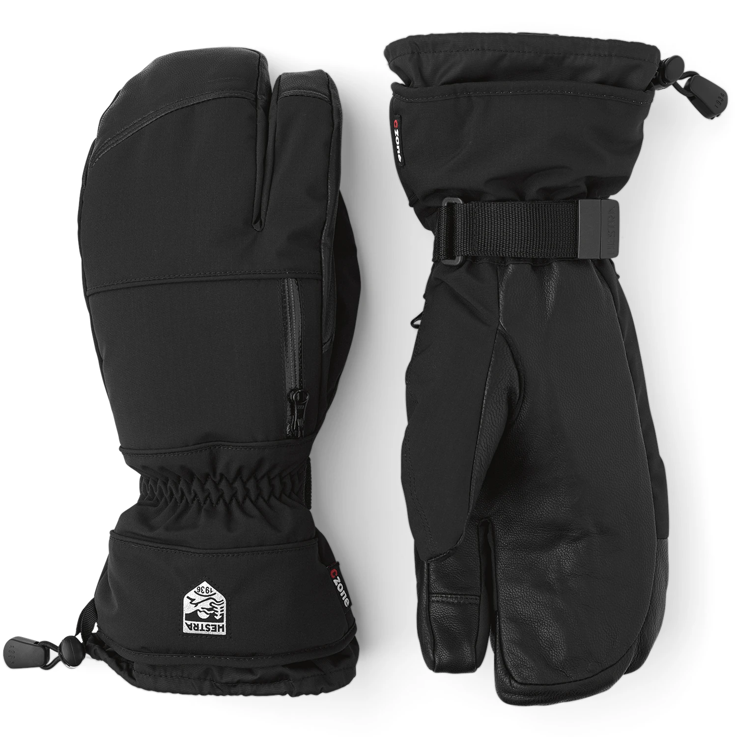 Hestra CZone Pointer 3-Finger Mittens Hestra CZone Pointer 3-Finger Mittens -Hestra hestra czone pointer 3 finger mittens