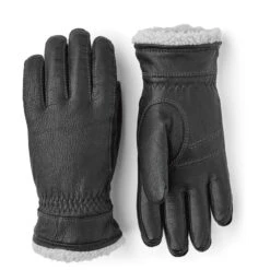 Hestra Deerskin Primaloft Leather Gloves - Black
