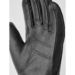 Hestra Deerskin Primaloft Leather Gloves - Black -Hestra hestra deerskin primaloft leather gloves black 2 1323795