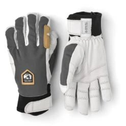 Hestra Ergo Grip Active - 5 Finger Outdoor Gloves - Grey/offwhite