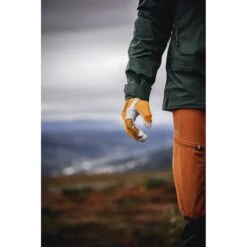 Hestra Ergo Grip Active Wool Terry - 5 Finger Outdoor Gloves - Orange/offwhite -Hestra hestra ergo grip active wool terry 5 finger gloves orange offwhite 1 1553055