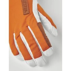 Hestra Ergo Grip Active Wool Terry - 5 Finger Outdoor Gloves - Orange/offwhite -Hestra hestra ergo grip active wool terry 5 finger gloves orange offwhite 6 1553060