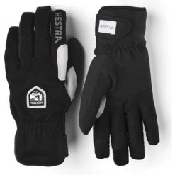 Hestra Ergo Grip Wool Touring – 5 Finger Cross Country Gloves - Black