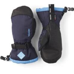 Hestra Gauntlet CZone Junior Mittens - Dark Navy/turquoise