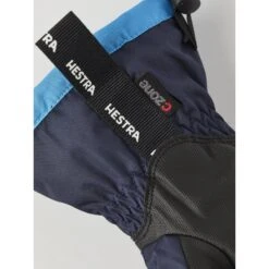 Hestra Gauntlet CZone Junior Mittens - Dark Navy/turquoise -Hestra hestra gauntlet czone jr 1324848