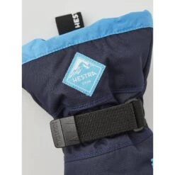 Hestra Gauntlet CZone Junior Mittens - Dark Navy/turquoise -Hestra hestra gauntlet czone jr 1324849