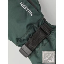 Hestra Gauntlet CZone Junior Mittens - Bottle Green/black -Hestra hestra gauntlet czone jr 1324857