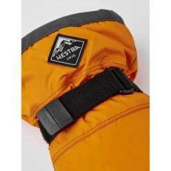 Hestra Gauntlet CZone Junior - 3 Finger Gloves - Orange/graphite -Hestra hestra gauntlet czone junior 3 finger gloves orange graphite 5 1553964