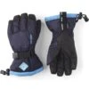 Hestra Gauntlet CZone Junior - 5 Finger Gloves - Dark Navy/turquoise -Hestra hestra gauntlet czone junior 5 finger gloves dark navy turquoise 2 1325075