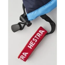 Hestra Gauntlet CZone Junior - 5 Finger Gloves - Dark Navy/turquoise -Hestra hestra gauntlet czone junior 5 finger gloves dark navy turquoise 6 1325079