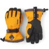 Hestra Gauntlet CZone Junior - 5 Finger Gloves - Orange/graphite -Hestra hestra gauntlet czone junior 5 finger gloves orange graphite 3 1554107
