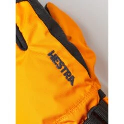 Hestra Gauntlet CZone Junior - 5 Finger Gloves - Orange/graphite -Hestra hestra gauntlet czone junior 5 finger gloves orange graphite 5 1554109