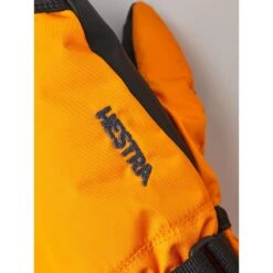 Hestra Gauntlet CZone Junior Mittens - Orange/graphite -Hestra hestra gauntlet czone junior mittens orange graphite 3 1553589