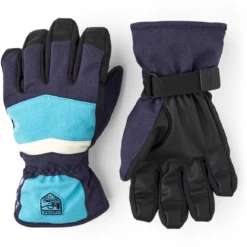 Hestra Gore-Tex Atlas Jr 5-Finger Gloves - Big Kids' -Hestra hestra gore tex atlas jr 5 finger gloves big kids 1 2