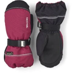 Hestra Kids' GoreTex Mittens - Fuchsia
