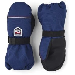 Hestra Kids' Wool Terry Mittens - Medium Blue