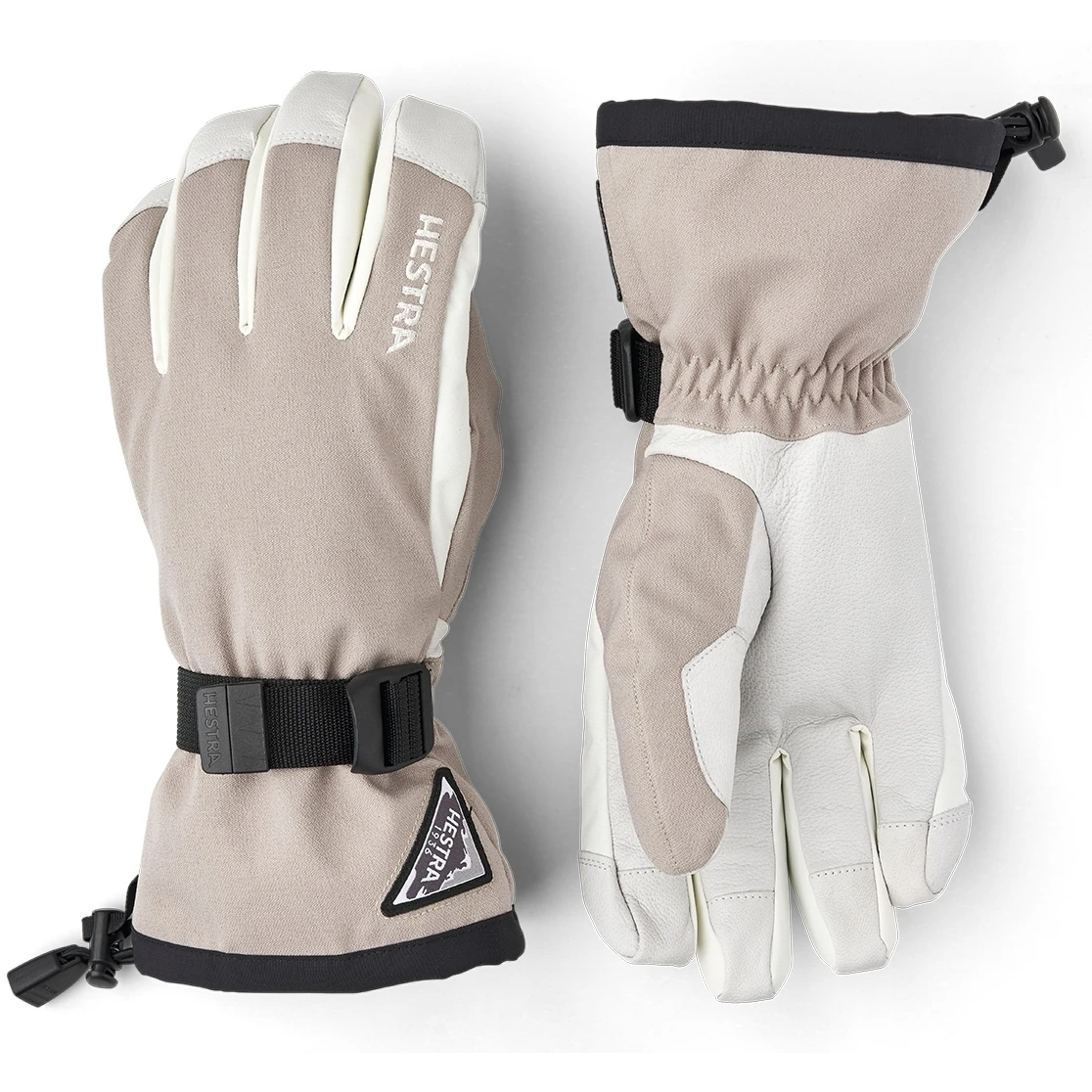 Hestra Powder Gauntlet - 5 Finger Ski Gloves - beige Hestra Powder Gauntlet - 5 Finger Ski Gloves - Beige -Hestra hestra powder gauntlet 5 finger ski gloves beige 1 1554873