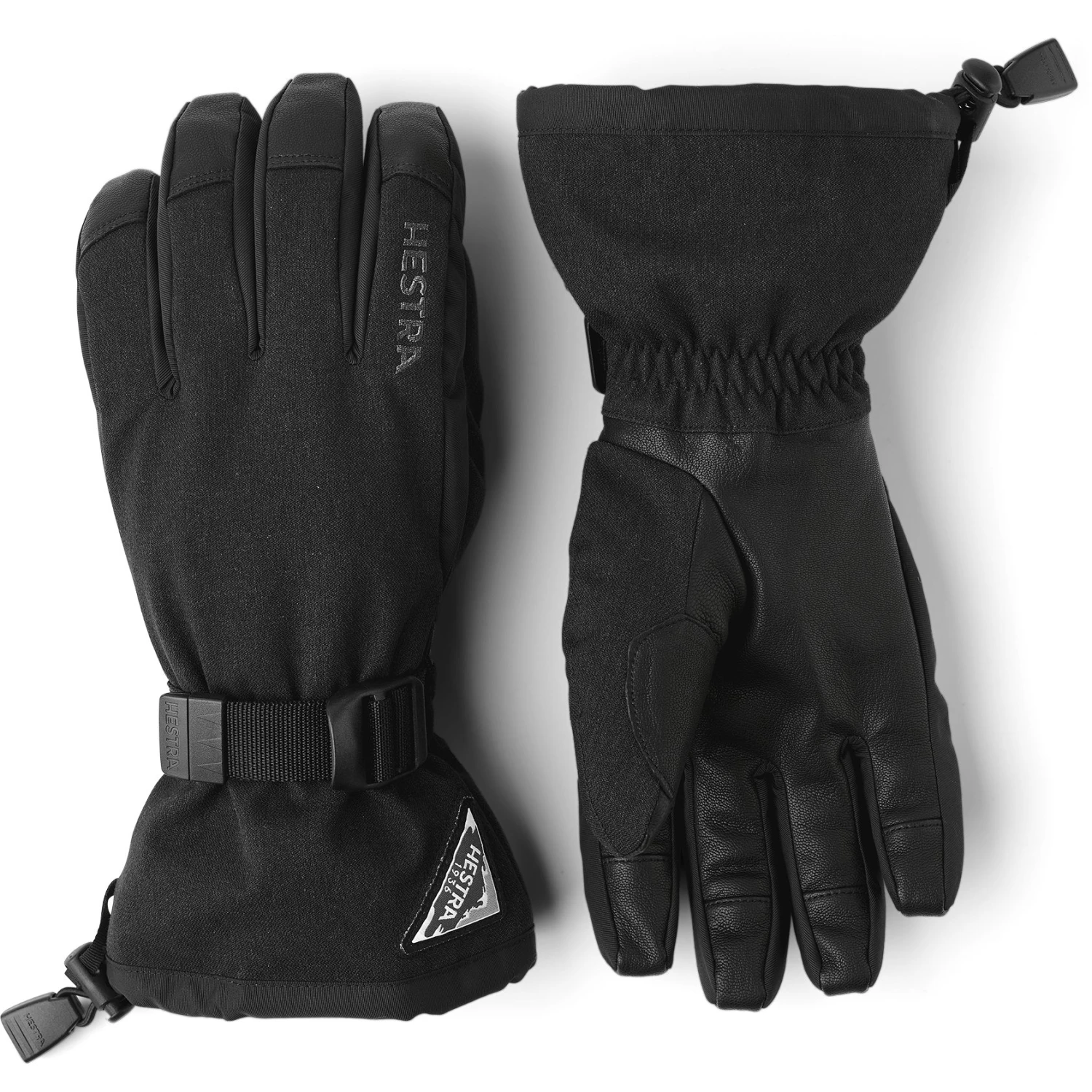 Hestra Powder Gauntlet - 5 Finger Ski Gloves - black Hestra Powder Gauntlet - 5 Finger Ski Gloves - Black -Hestra hestra powder gauntlet 5 finger ski gloves black 5 1327313