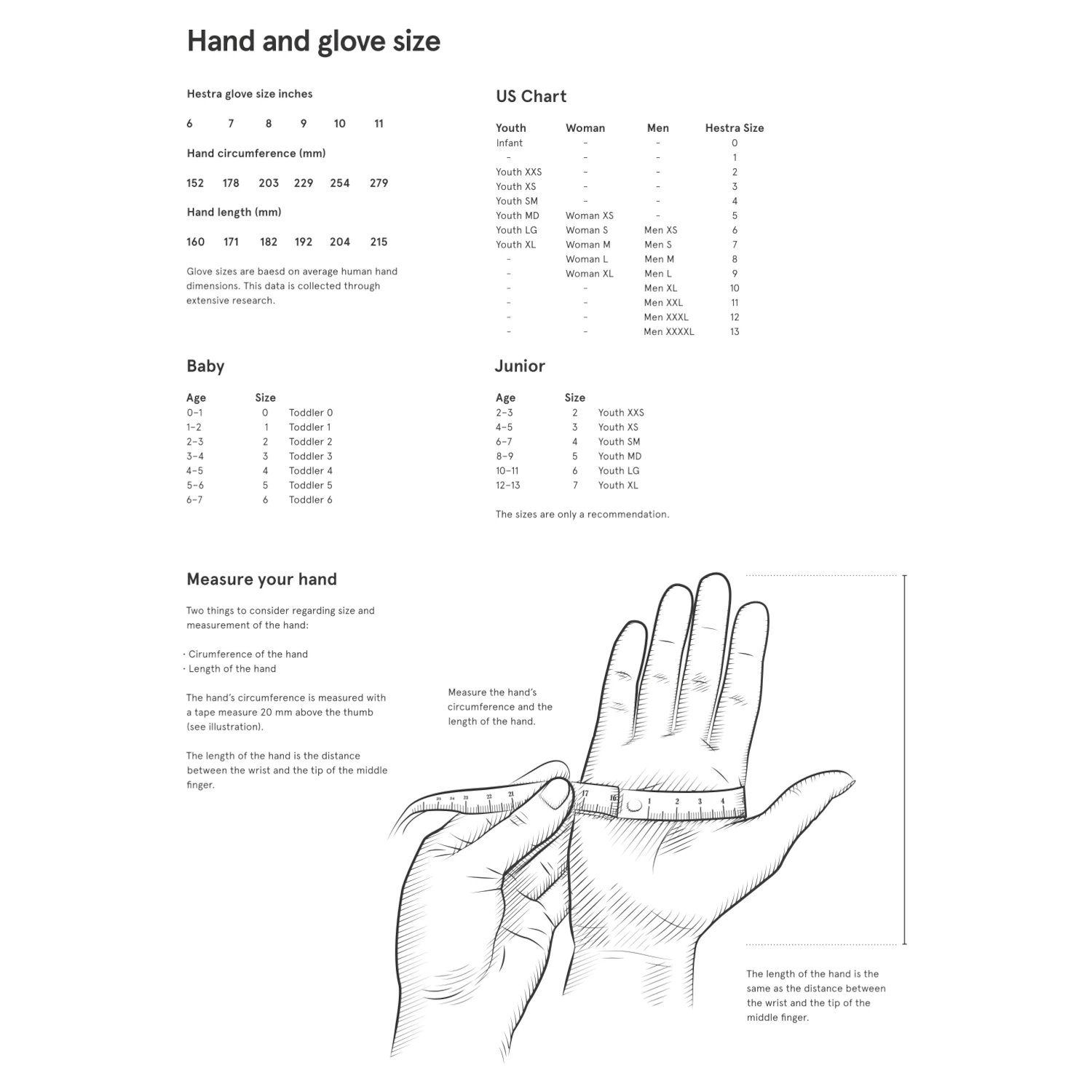 Hestra Windstopper Active Grip - 5 Finger Cross Country Gloves - black print Hestra Windstopper Active Grip - 5 Finger Cross Country Gloves - Black Print -Hestra hestra size chart 1070712 53