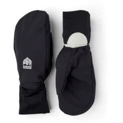 Hestra Tactility Pull Over - 5 Finger Gloves - Black/light Grey