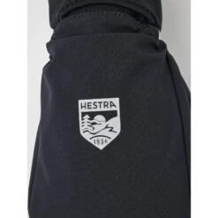 Hestra Tactility Pull Over - 5 Finger Gloves - Black/light Grey -Hestra hestra tactility pull over 5 finger bike gloves black light grey 2 1328119