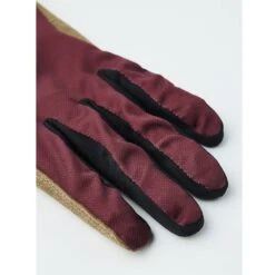 Hestra Ventair Long - 5 Finger Bike Gloves - Dark Red -Hestra hestra ventair long 5 finger bike gloves dark red 3 1442821