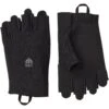 Hestra Ventair Short - 5 Finger Bike Gloves - Black
