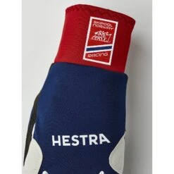 Hestra Windstopper Race Tracker - 5 Finger Gloves - Navy/red -Hestra hestra windstopper race tracker 5 finger gloves navy red 4 1553331