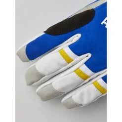 Hestra Windstopper Race Tracker - 5 Finger Gloves - Royal Blue/yellow -Hestra hestra windstopper race tracker 5 finger gloves royal blue yellow 3 1553320