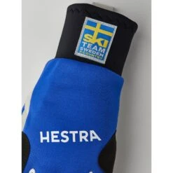 Hestra Windstopper Race Tracker - 5 Finger Gloves - Royal Blue/yellow -Hestra hestra windstopper race tracker 5 finger gloves royal blue yellow 5 1553322